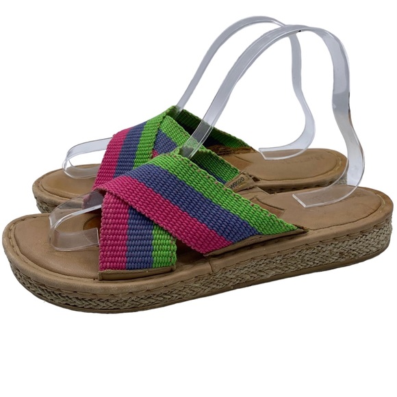 Born Sandals Drilles Espadrille Slide Sandal Cushioned Comfort Size 8 - Picture 14 of 14